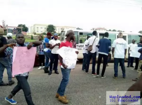 Photo: Kogi State University SUG Takes To The Streets In Protest